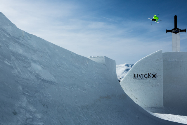 Pro skier Kevin Rolland at Nine KNights 
