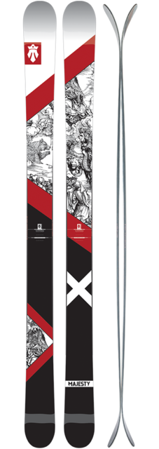板 Majesty Thunderbolt Skis, 170cm 2017 Test ski Majesty Thunderbolt 2017 : ski All mountain Homme 2017