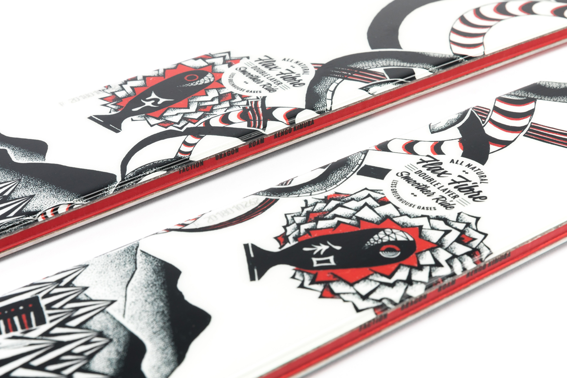 Faction Skis, Dragon Alliance team up with Japanese artist