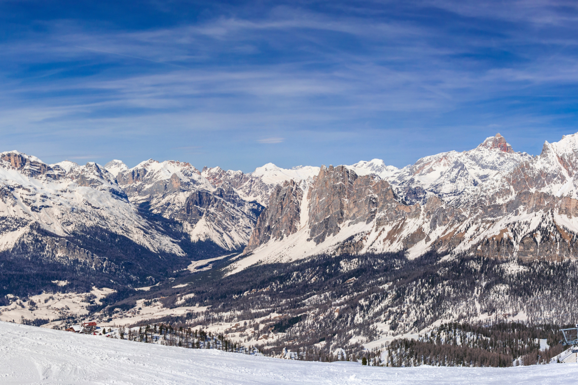 Cortina d'Ampezzo ski slope