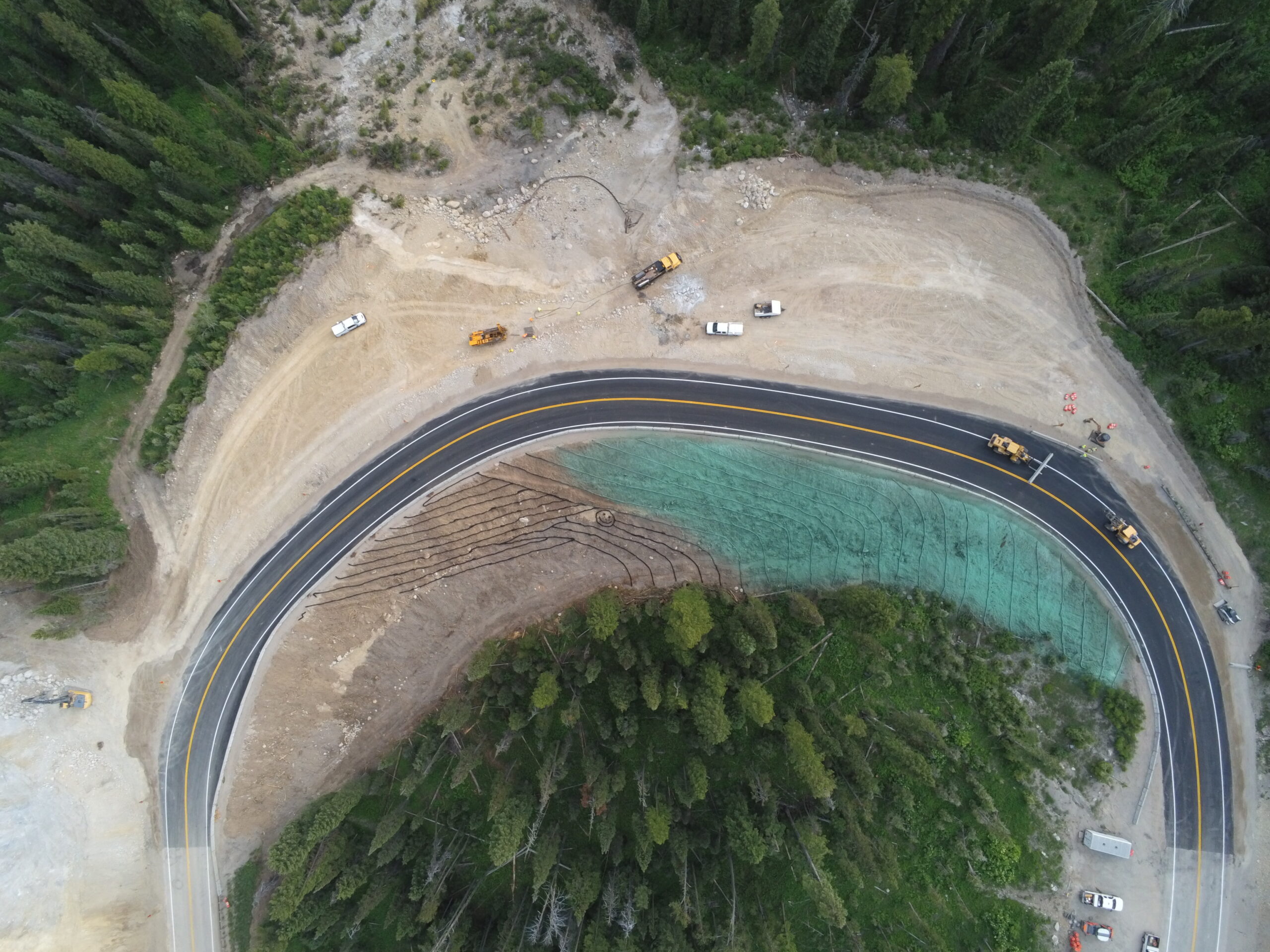 Big Fill slide detour progress June 27 2 1 scaled 1